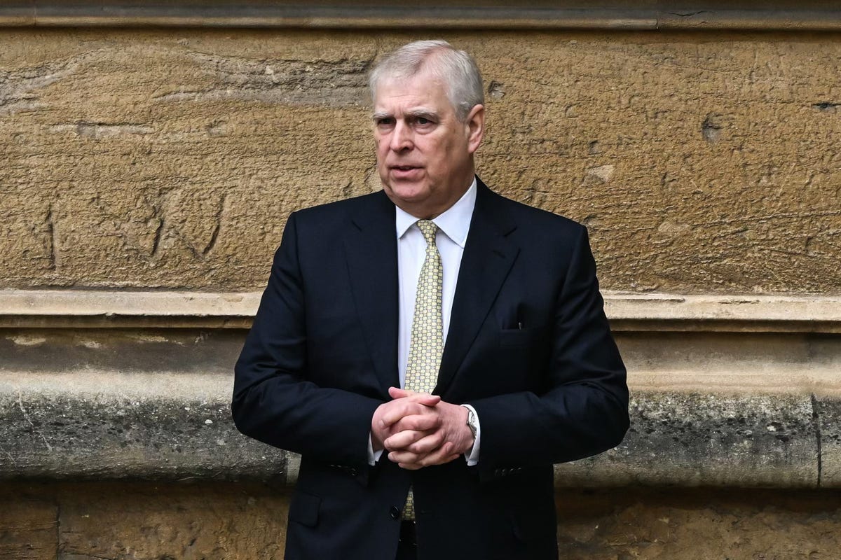 Prince Andrew Makes Rare Public Appearance With the Royal Family for ...