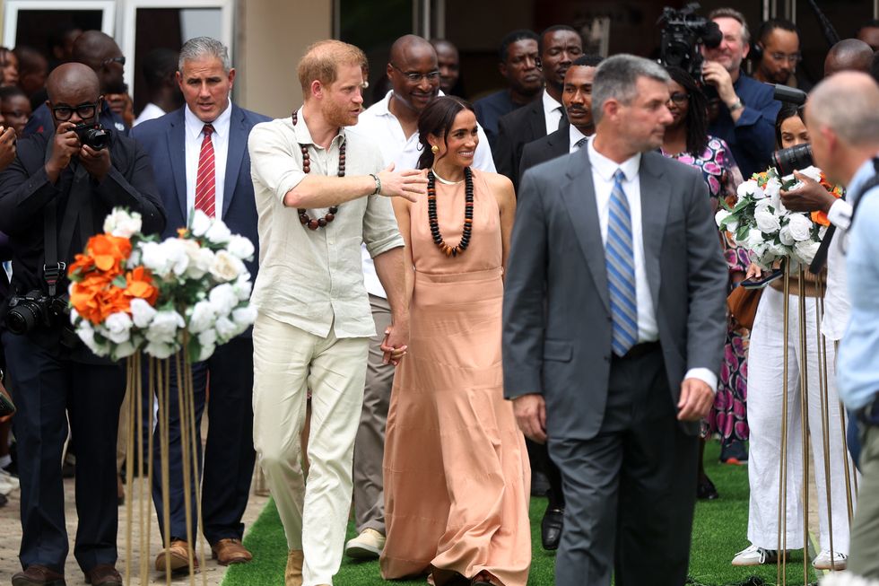 meghan markle and prince harry in nigeria