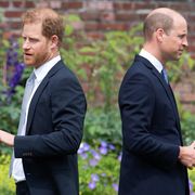 william and harry standing together amid royal rift