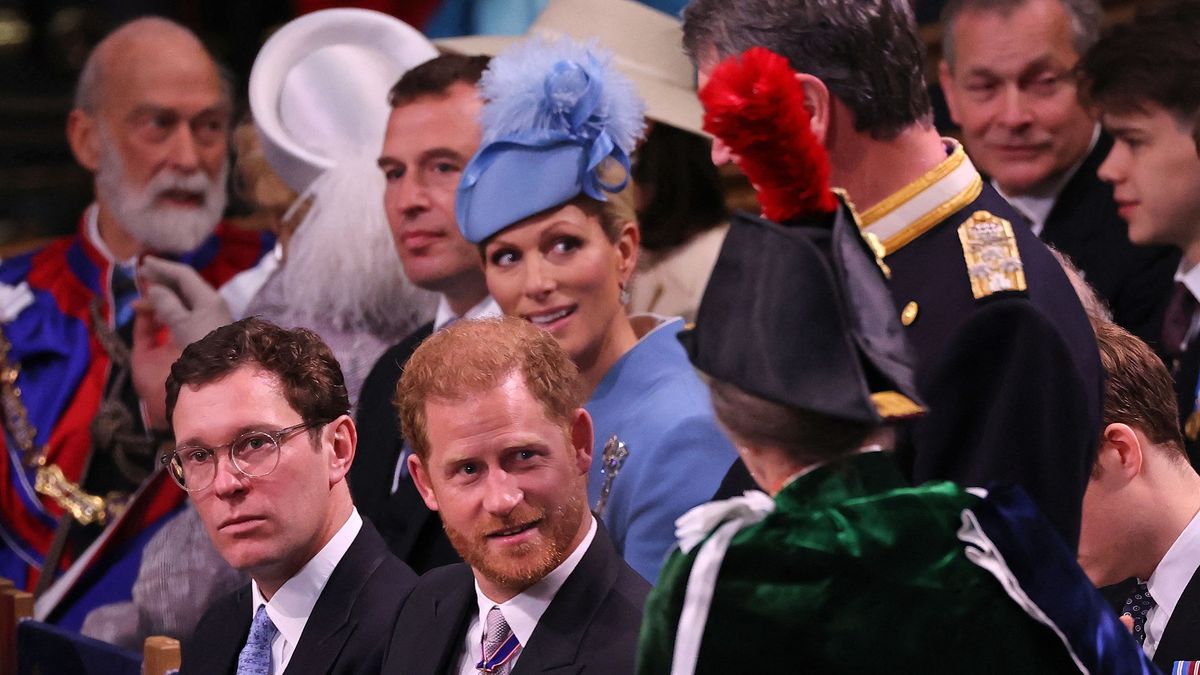 preview for Prince Harry arrives at King Charles III's Coronation