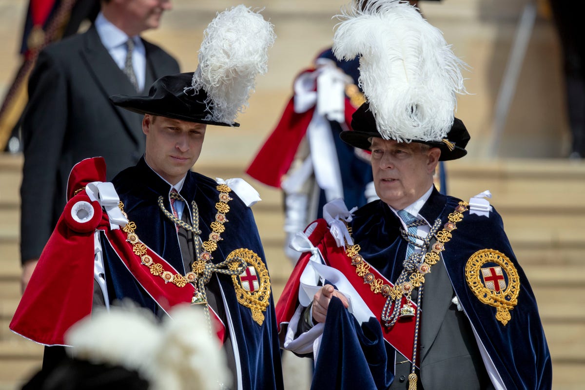 Royals at Windsor Castle for King Charles' first Order of the Garter service  - BBC News