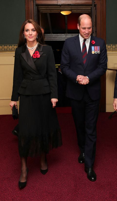 the royal family attend the royal british legion festival of remembrance