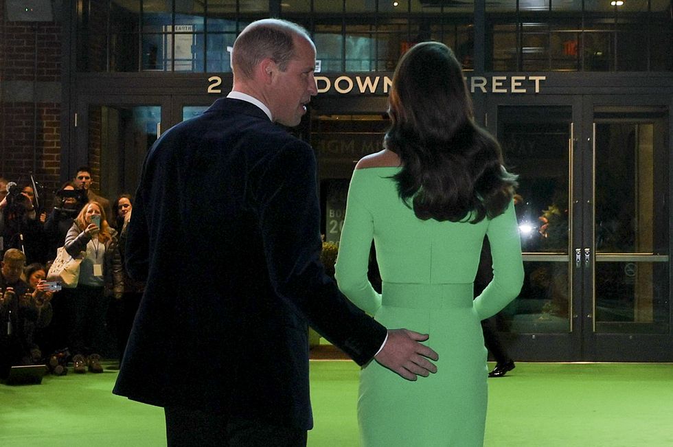 kate middleton and prince william at the earthshot prize 2022