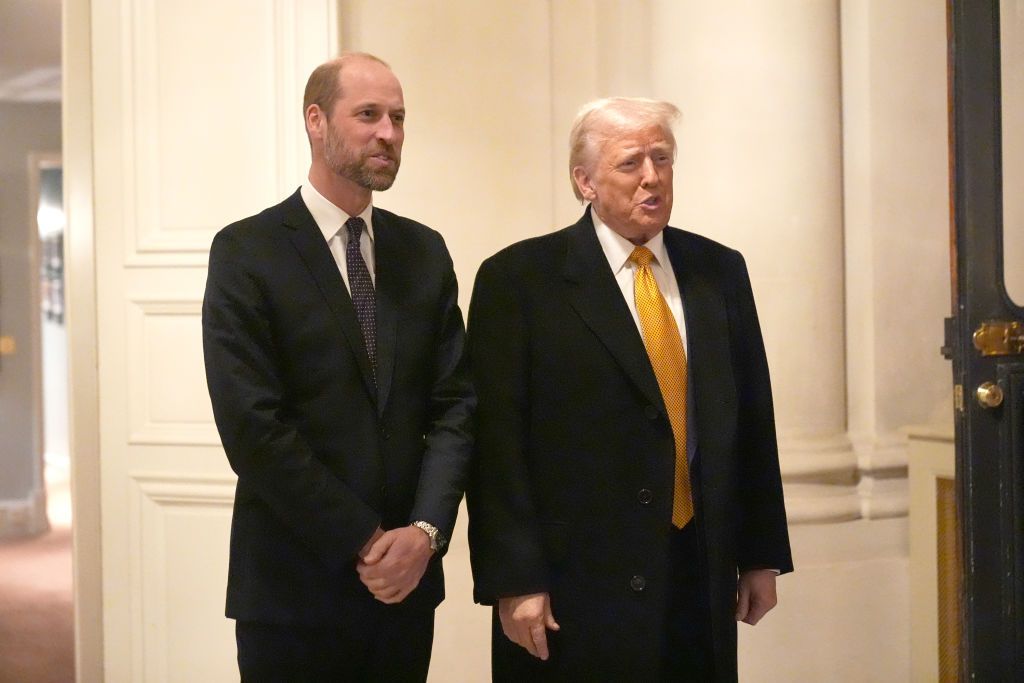 ウィリアム皇太子、ドナルド・トランプ次期大統領と対面 ノート
