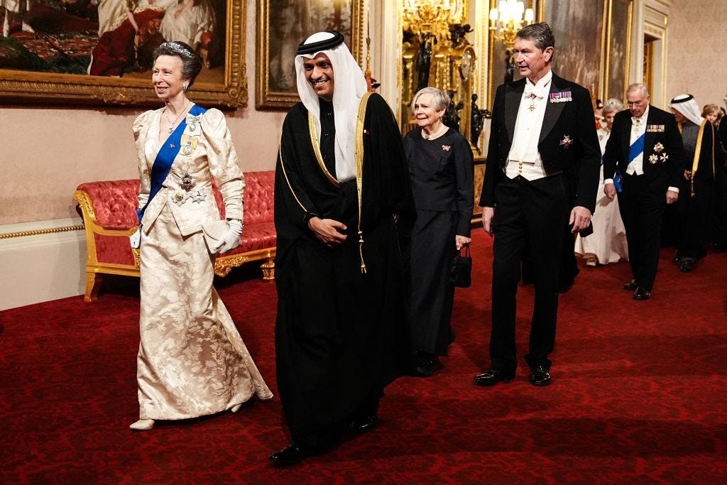 Princess Anne Takes Center Stage at the Qatar State Banquet