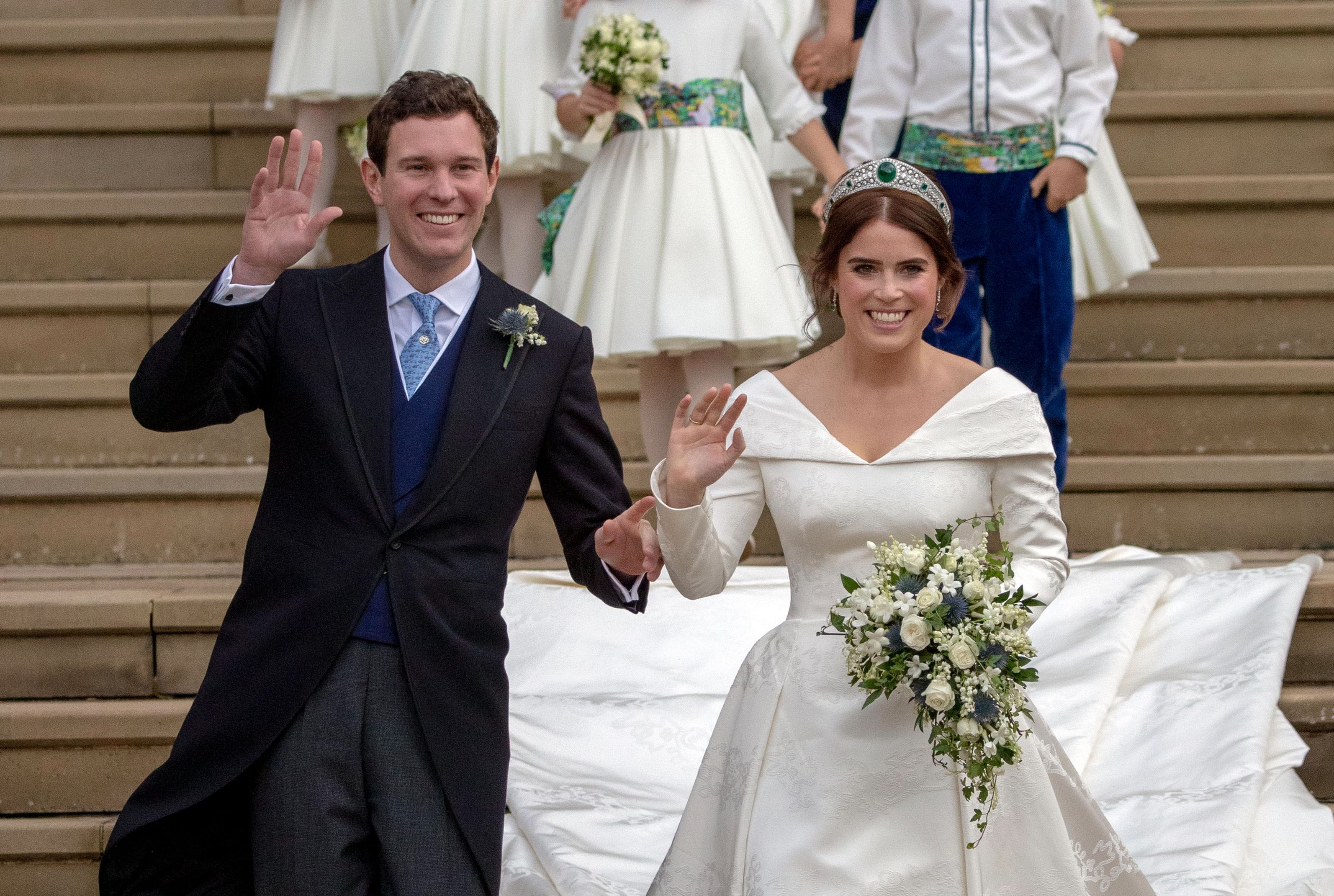 Princess eugenie's clearance reception dress