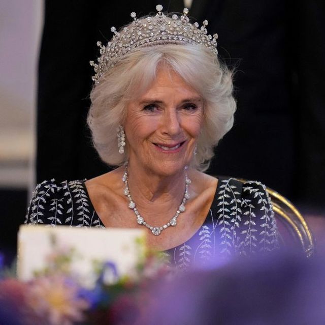 Queen Camilla Wears One of Queen Elizabeth’s Favorite Tiaras - See Photos
