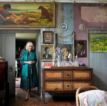 Queen Camilla visiting Charleston House queen camilla visiting charleston house