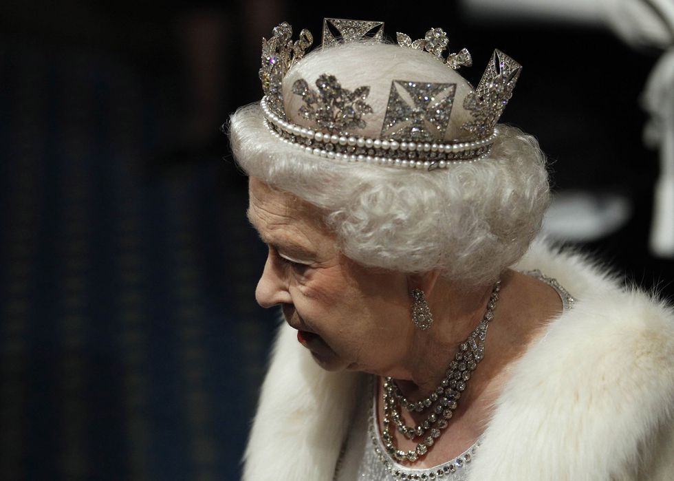Queen Elizabeth II Attends The State Opening Of Parliament