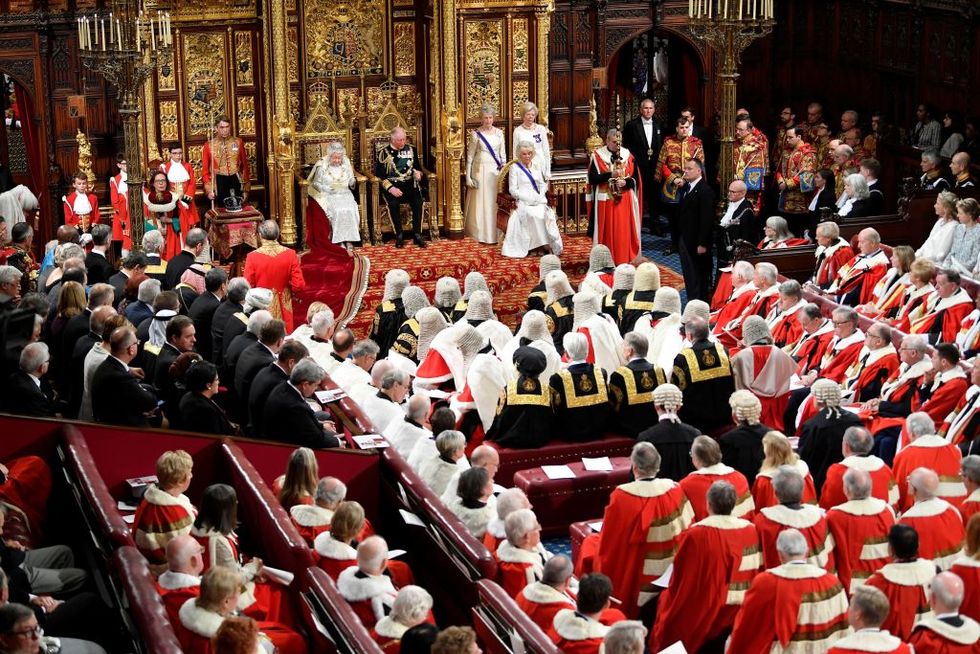 queen elizabeth queens speech state opening of parliament