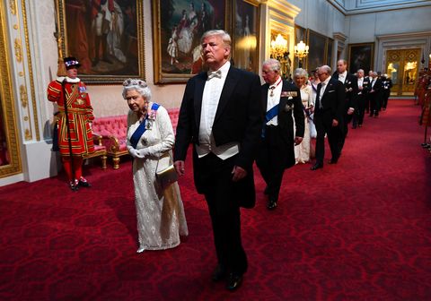queen elizabeth donald trump state banquet buckingham palace