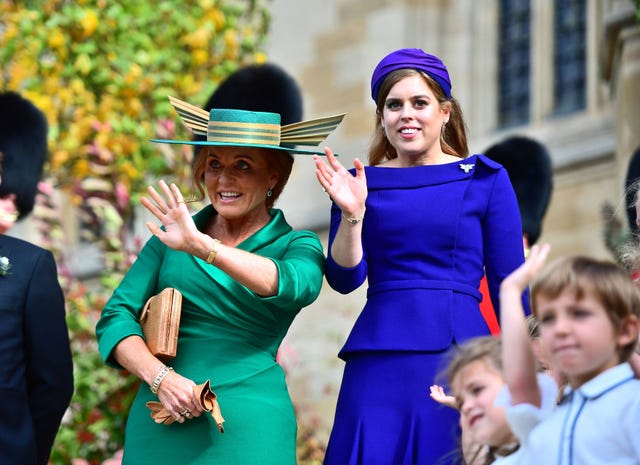 BRITAIN-ROYALS-WEDDING-EUGENIE