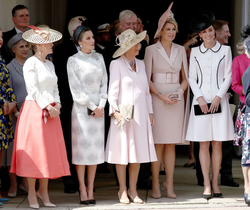 See Kate Middleton's White Catherine Walker Dress at the Order of the ...