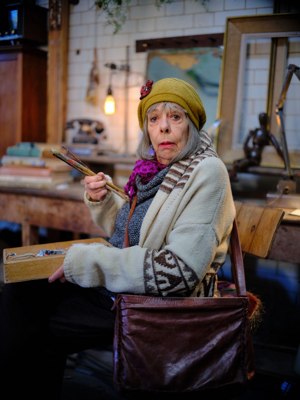 this image is strictly embargoed from publication until 00.01 tuesday 25th may 2021professor t(c) eagle eye dramapictured: frances de la tour as adelaide tempestnote to editors: usage rights:for britbox related editorial use only.if you use reproduce this image, you must specifically mention the programme in editorial copy and not reproduce simply to promote britbox as a platform. this is due to agreed usage rights by copyright owners.this image is under copyright and can only be reproduced for editorial purposes in your print or online publication. this image cannot be syndicated to any other third party.britbox press picture publicity enquiries to iwona.karbowska@itv.com