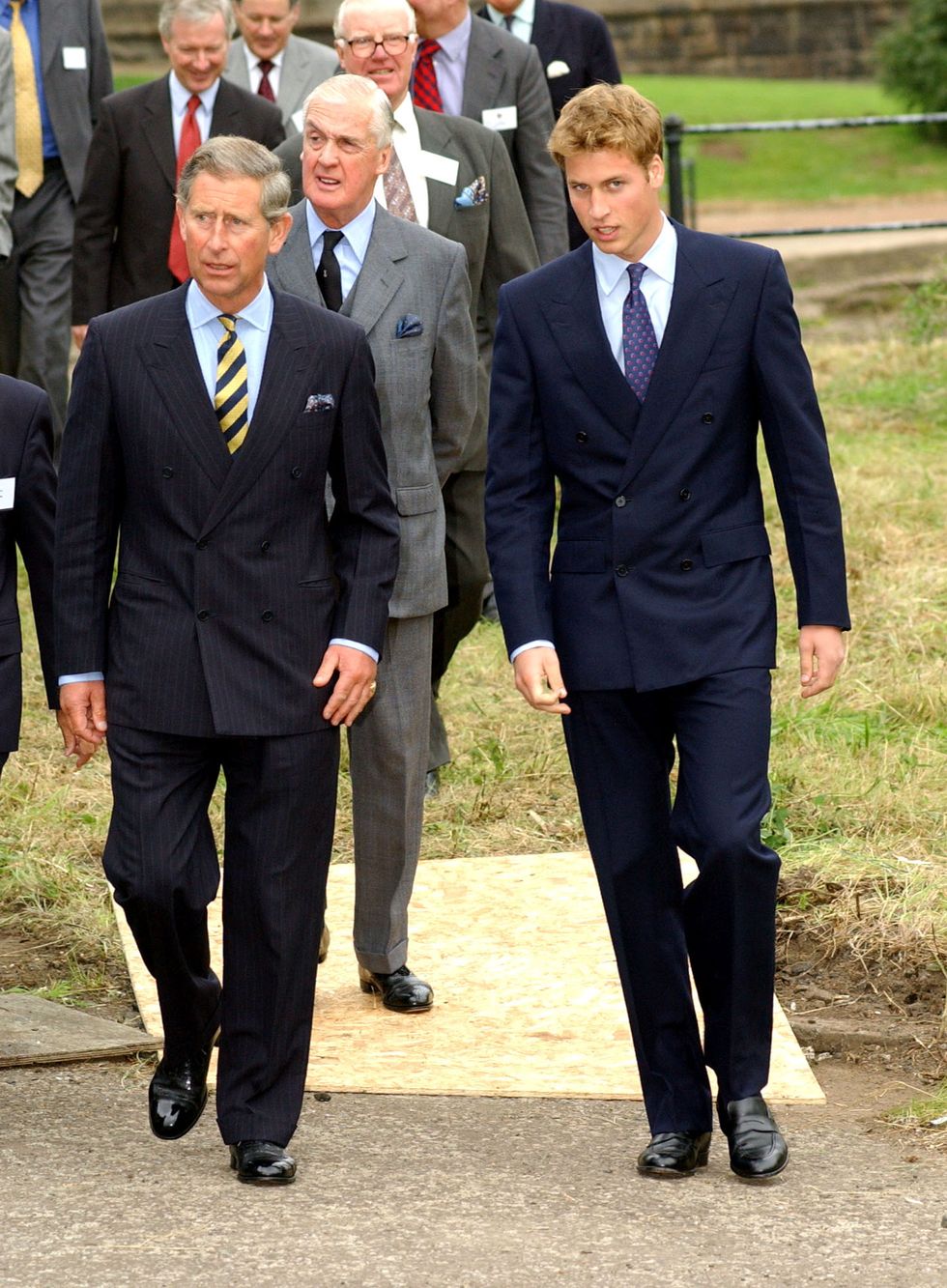 princes charles and william visit scotland
