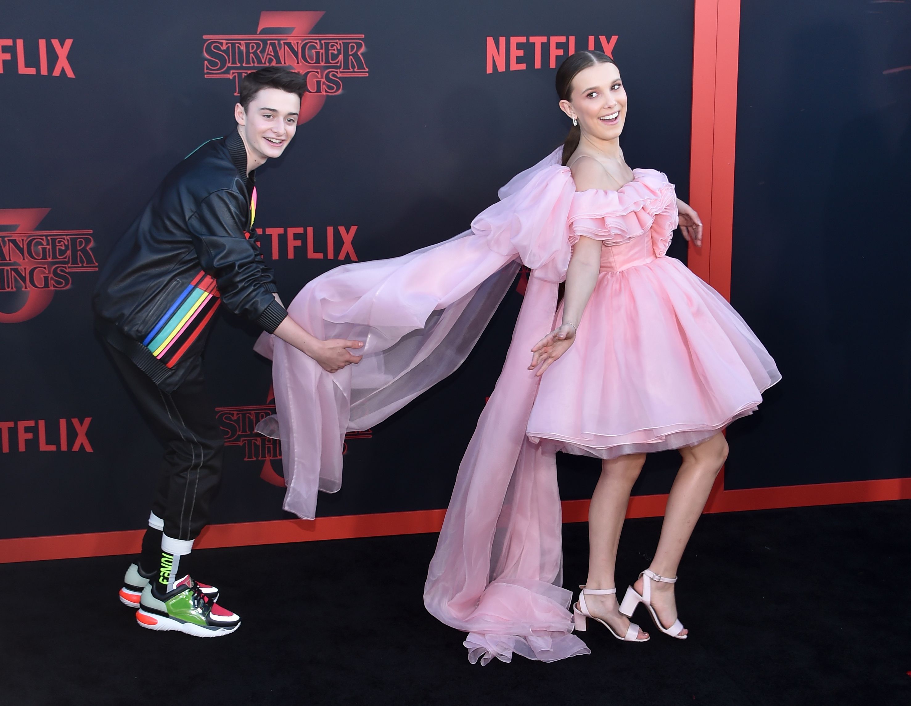 Millie Bobby Brown At 'Stranger Things 3' Premiere: Wears