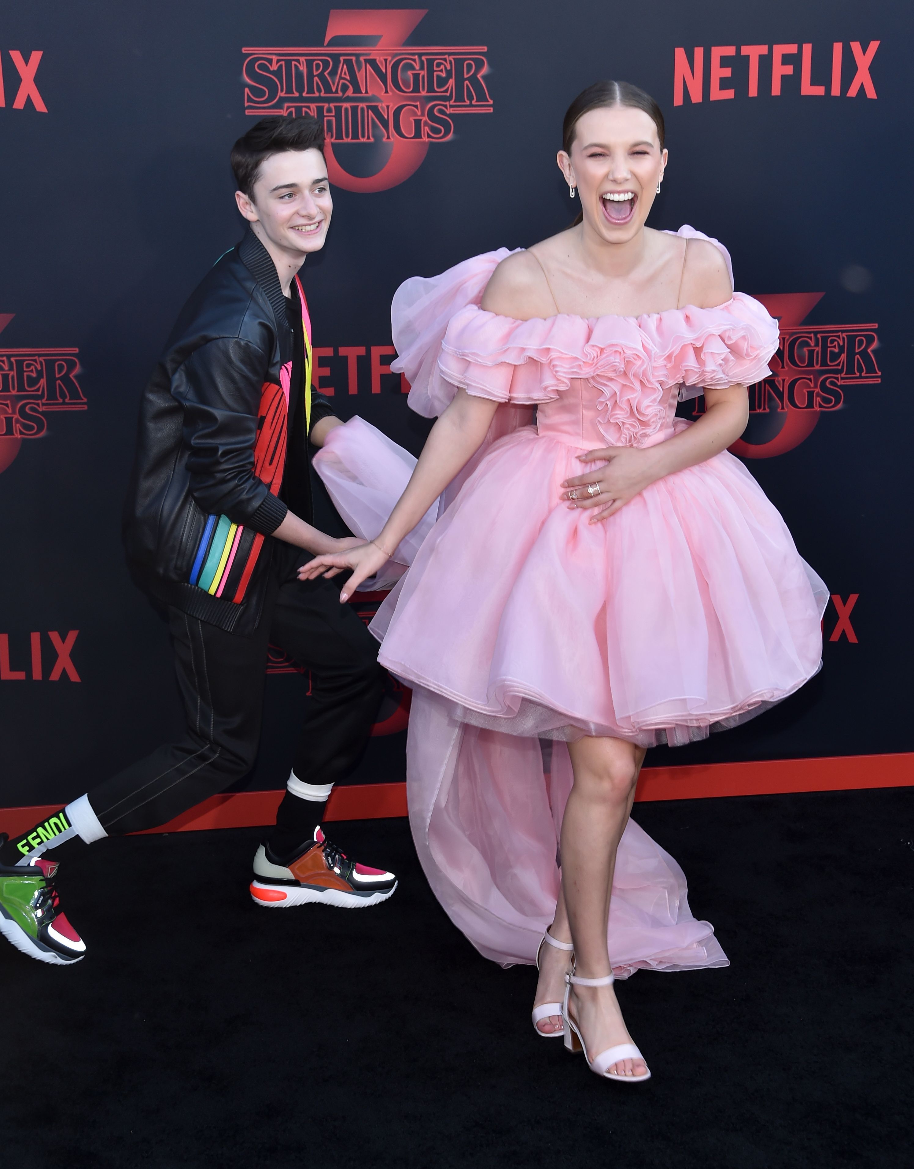 Netflix Geeked on X: Millie Bobby Brown's red carpet outfit is an 11/10  #StrangerThings4  / X