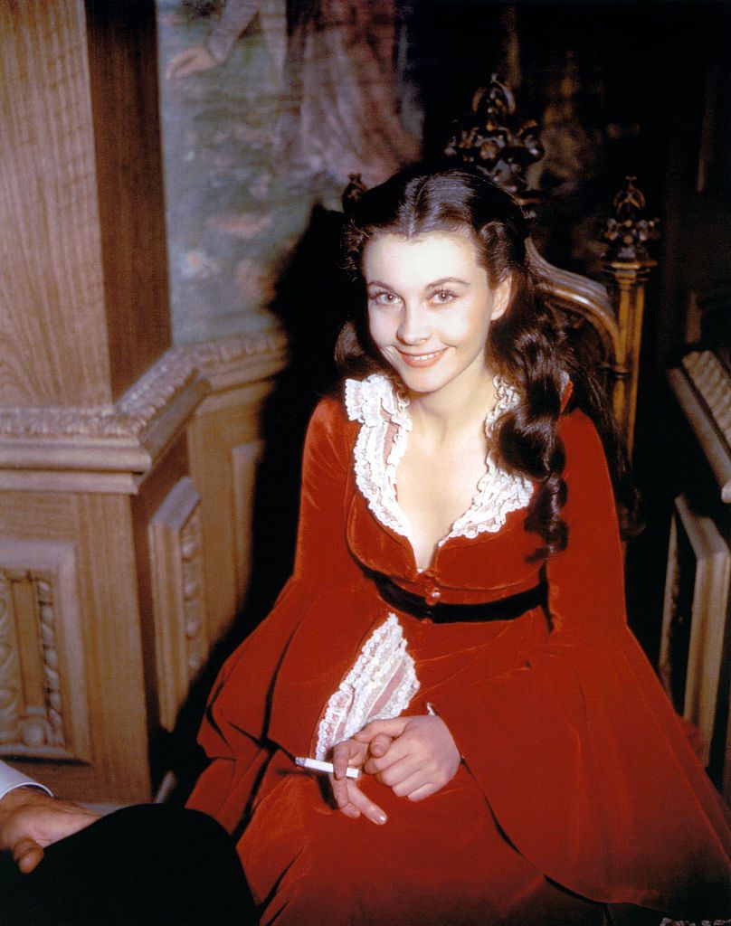 on the set of 'gone with the wind'
