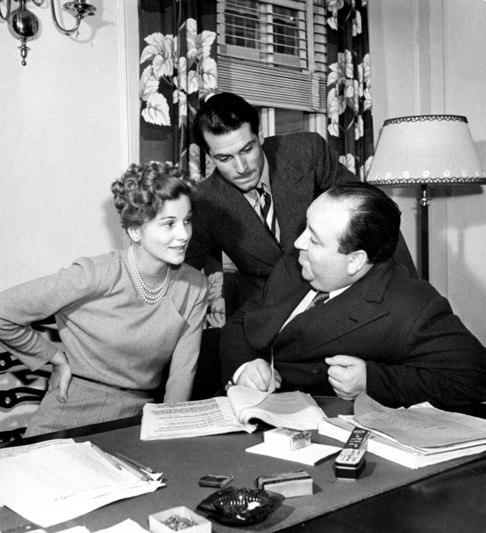 On the set of Rebecca