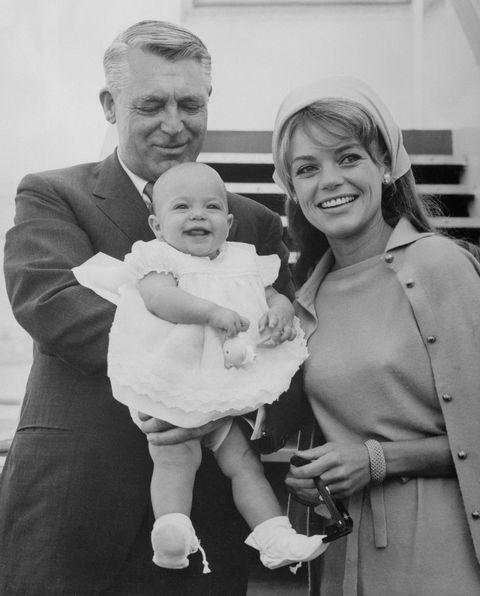 cary grant with dyan cannon and their daughter jennifer