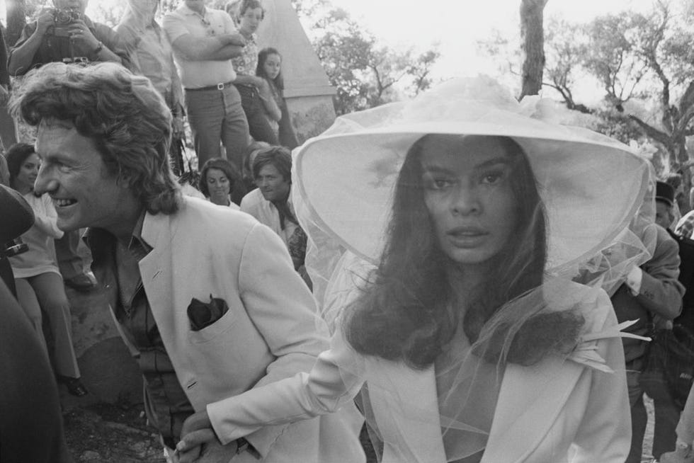 mick and bianca jagger wedding