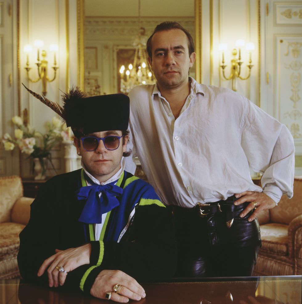 Elton John & Bernie Taupin in 1985