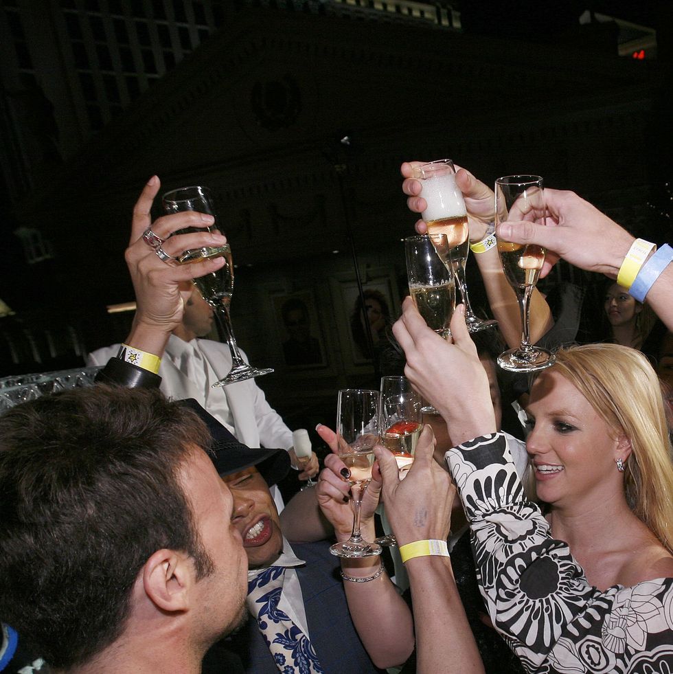 pure nightclub's new year's eve 2007 celebration hosted by britney spears inside