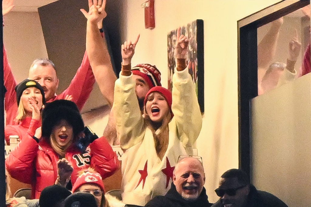 Taylor Swift Skips Chiefs vs. Bills Game Amid Claim She & the Kelces Didn't Have 