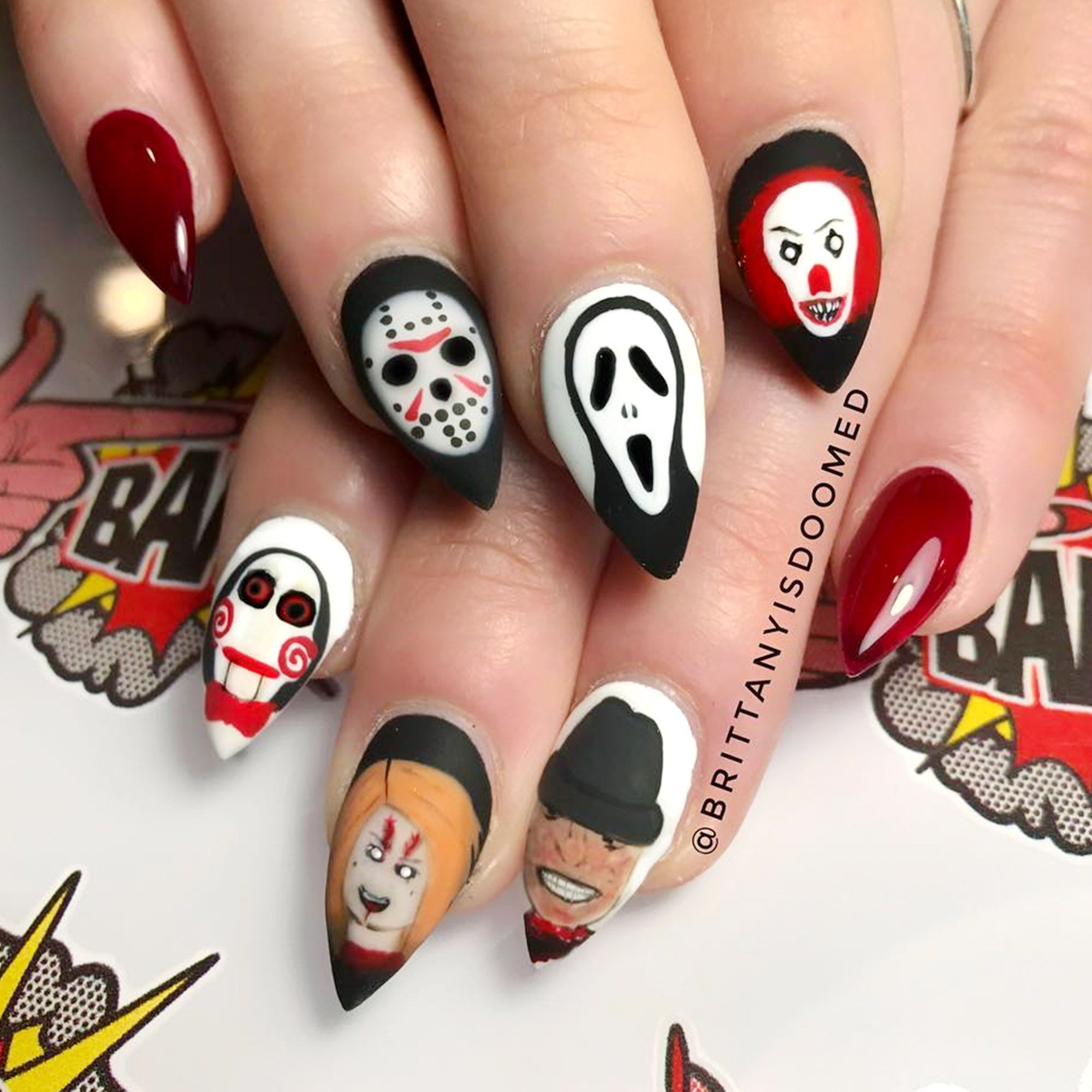 23 Most Beautiful Halloween Acrylic Nails  StayGlam