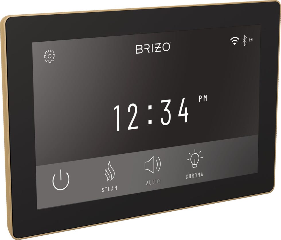 digital control panel for a steam shower system
