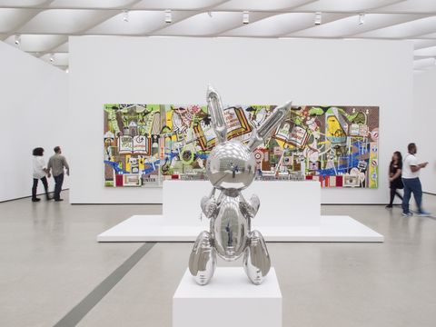 Broad Museum Rabbit By Jeff Koons