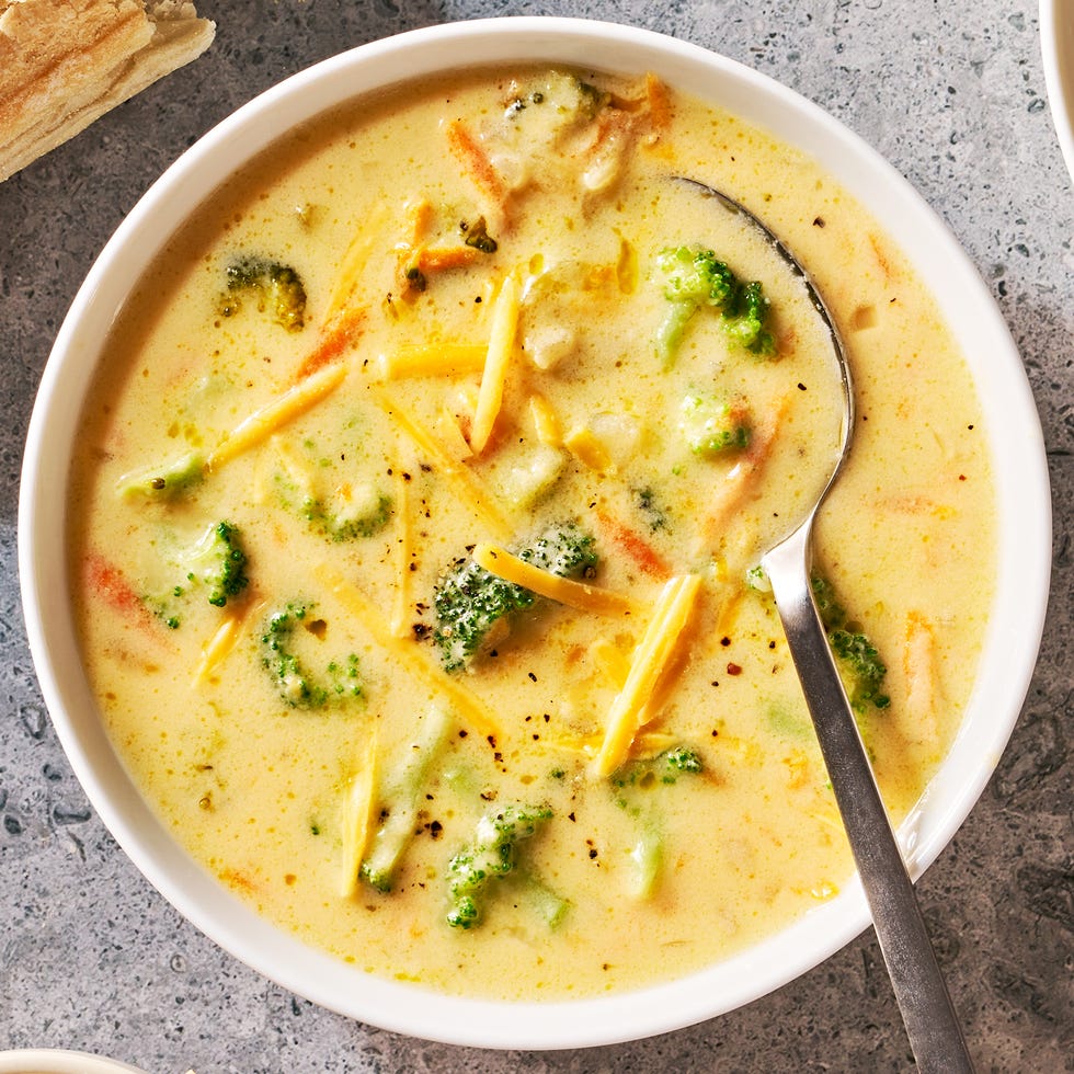 Best Broccoli Cheddar Soup Recipe - How To Make Broccoli Cheddar Soup