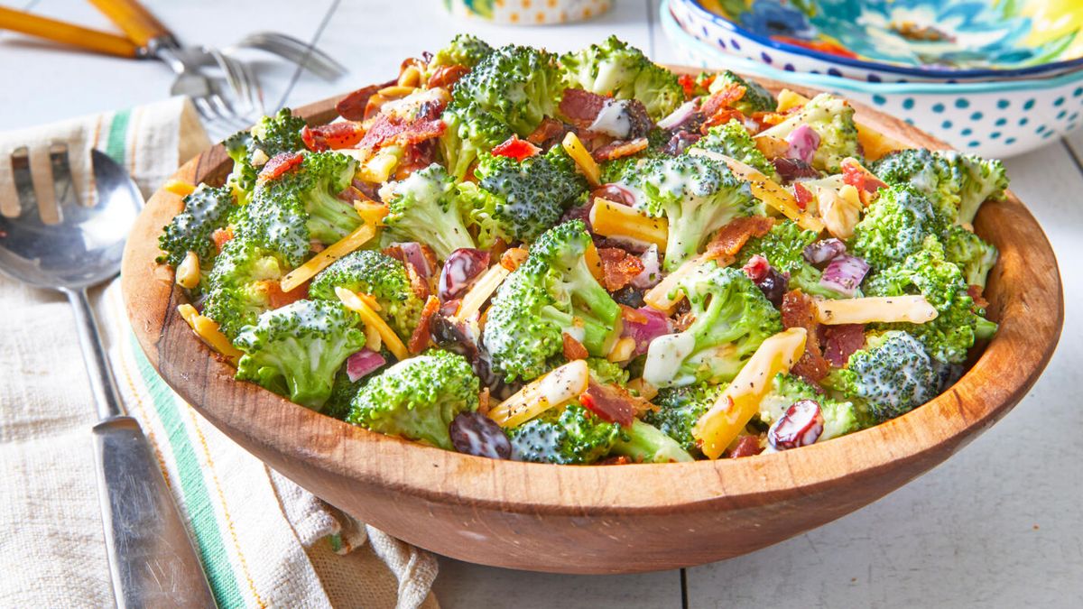 Easy Broccoli Salad Recipe - How to Make Broccoli Salad