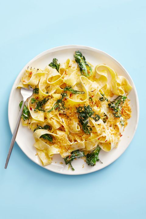 Broccolini Pasta with Panko Crumbs - Vegan Pasta Recipes