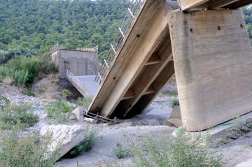 broken bridge