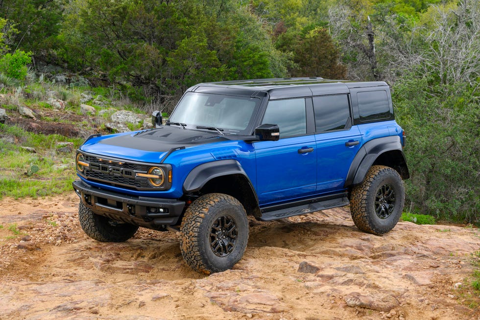 2024 ford bronco raptor black appearance package top view