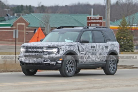 View Spy Photos of the 2021 Ford Bronco Sport