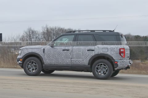 View Spy Photos of the 2021 Ford Bronco Sport