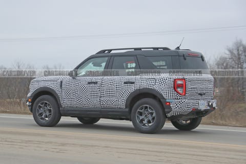 View Spy Photos of the 2021 Ford Bronco Sport