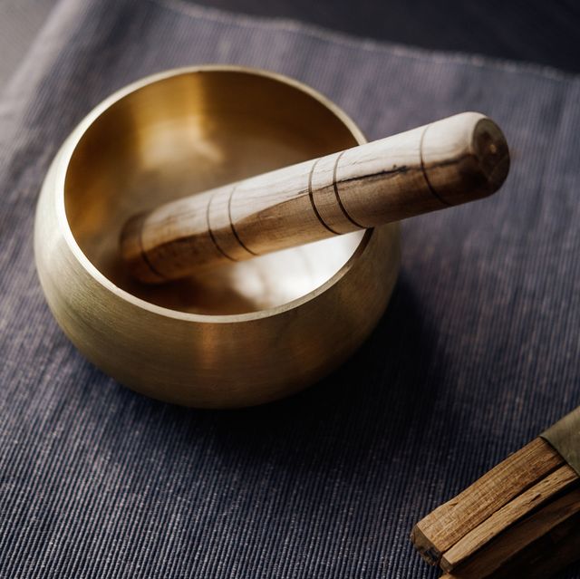 bronze tibetan singing bowl, sound healing