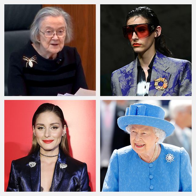 Lady Hale's Spider Brooch is a Power Accessory - How to Wear Broochs