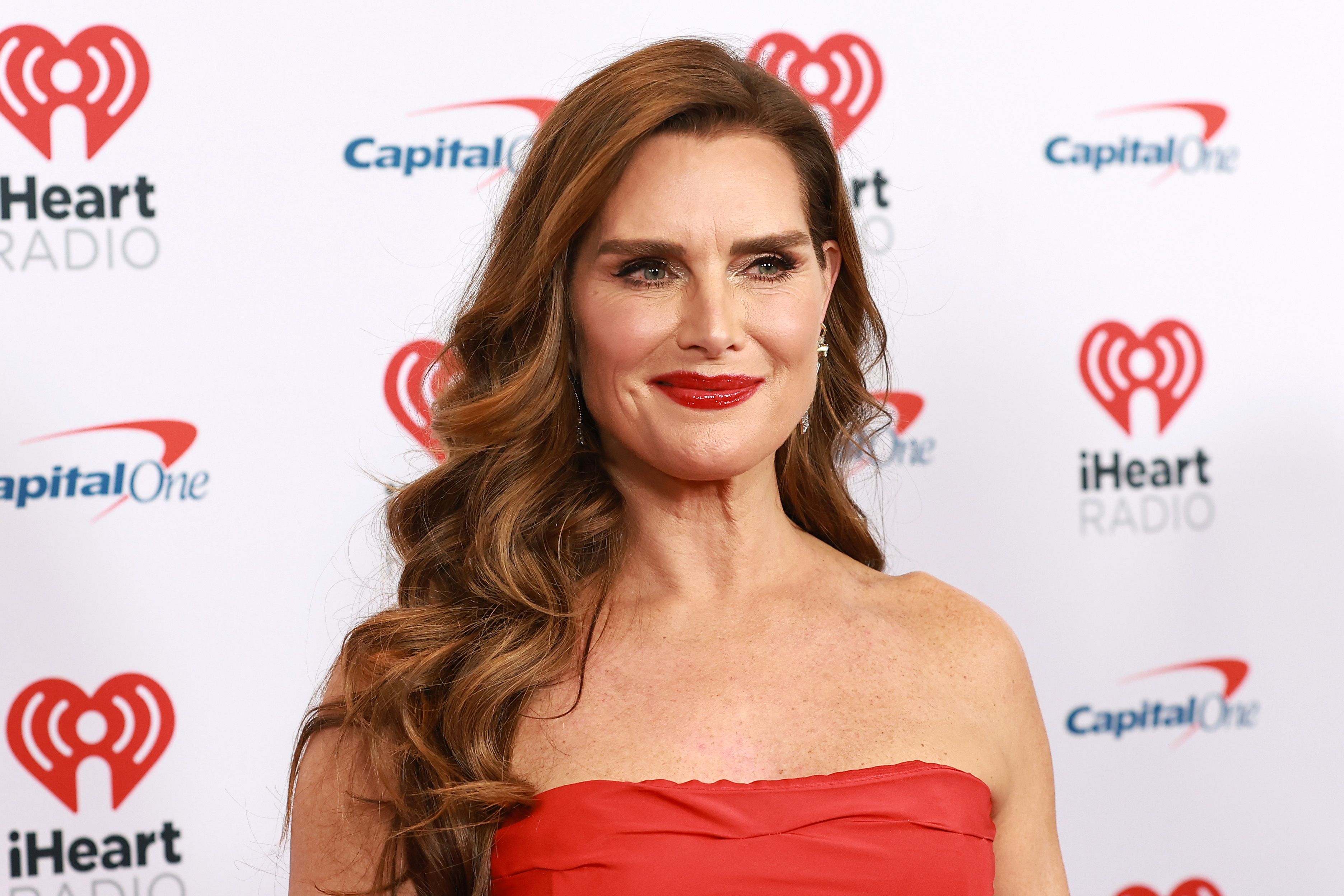 Brooke Shields, 56, stuns in red hot swimsuit video - and wow | HELLO!