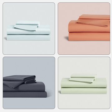 a collage of different types of bed sheets