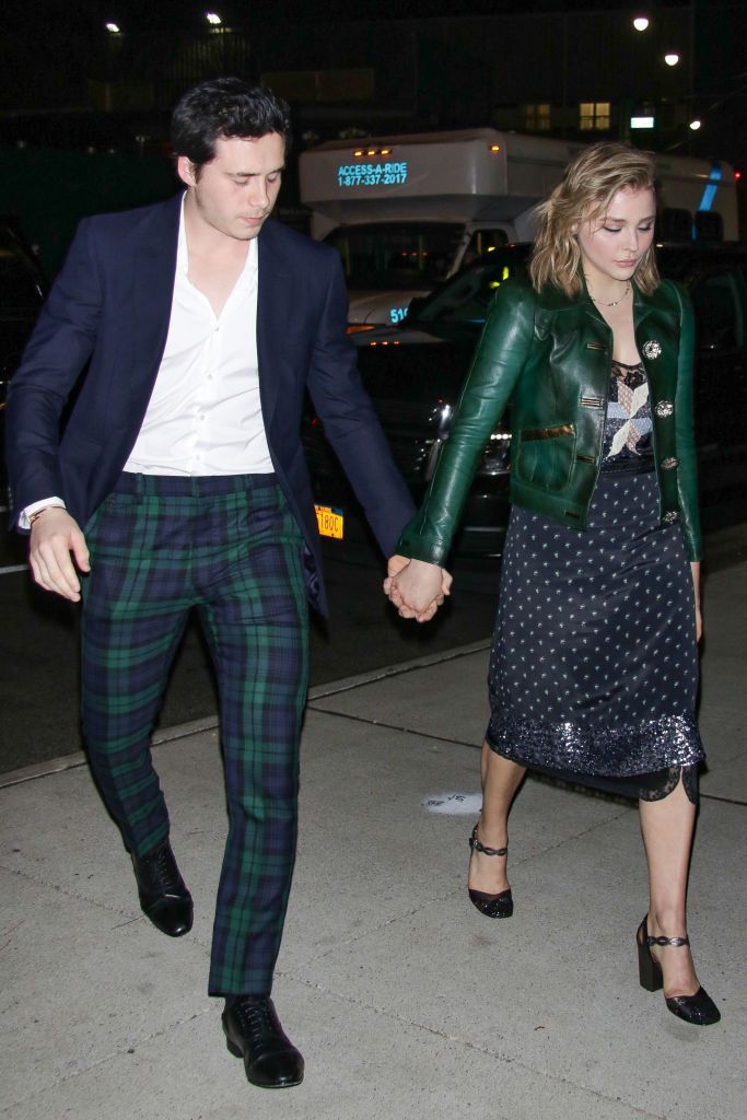 Chloë Grace Moretz enjoys her birthday while holding hands with Brooklyn  Beckham Featuring: Chloë Grace Moretz