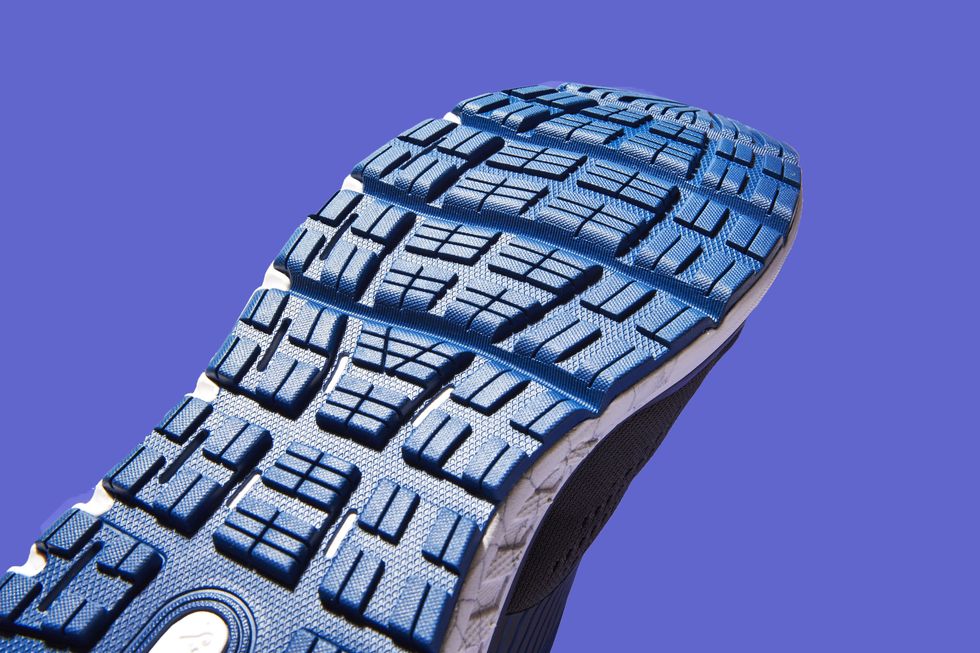 Blue, Tire, Footwear, Cobalt blue, Automotive tire, Electric blue, Nike free, Shoe, Azure, Violet, 