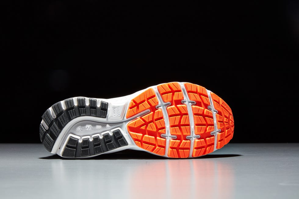 Footwear, Orange, Shoe, Nike free, Design, Athletic shoe, Sportswear, Carmine, Still life photography, Pattern, 