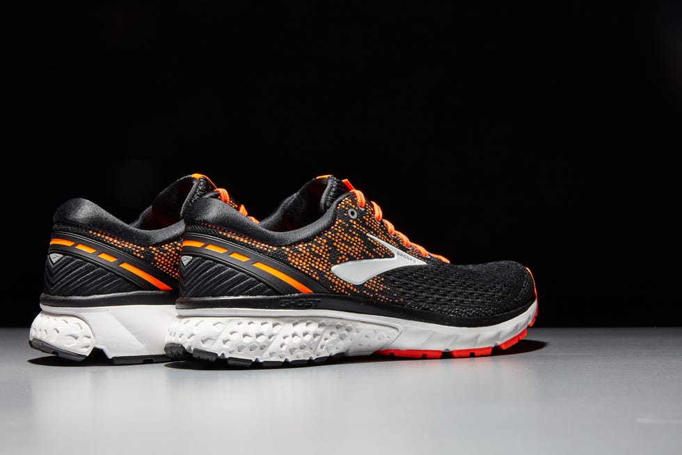 Shoe, Footwear, Outdoor shoe, Running shoe, White, Sneakers, Sportswear, Orange, Walking shoe, Black, 