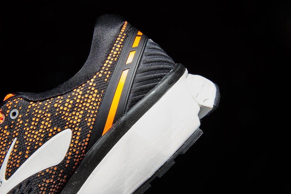 Footwear, White, Black, Shoe, Orange, Yellow, Athletic shoe, Sneakers, Cross training shoe, Sportswear, 