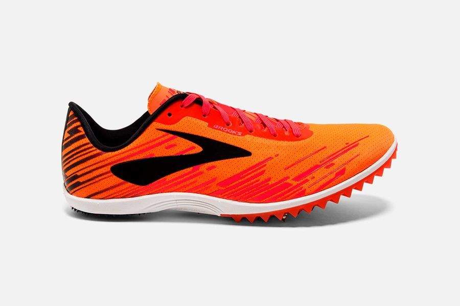 Shoe, Footwear, Orange, Running shoe, Walking shoe, Outdoor shoe, Nike free, Sneakers, Yellow, Athletic shoe, 