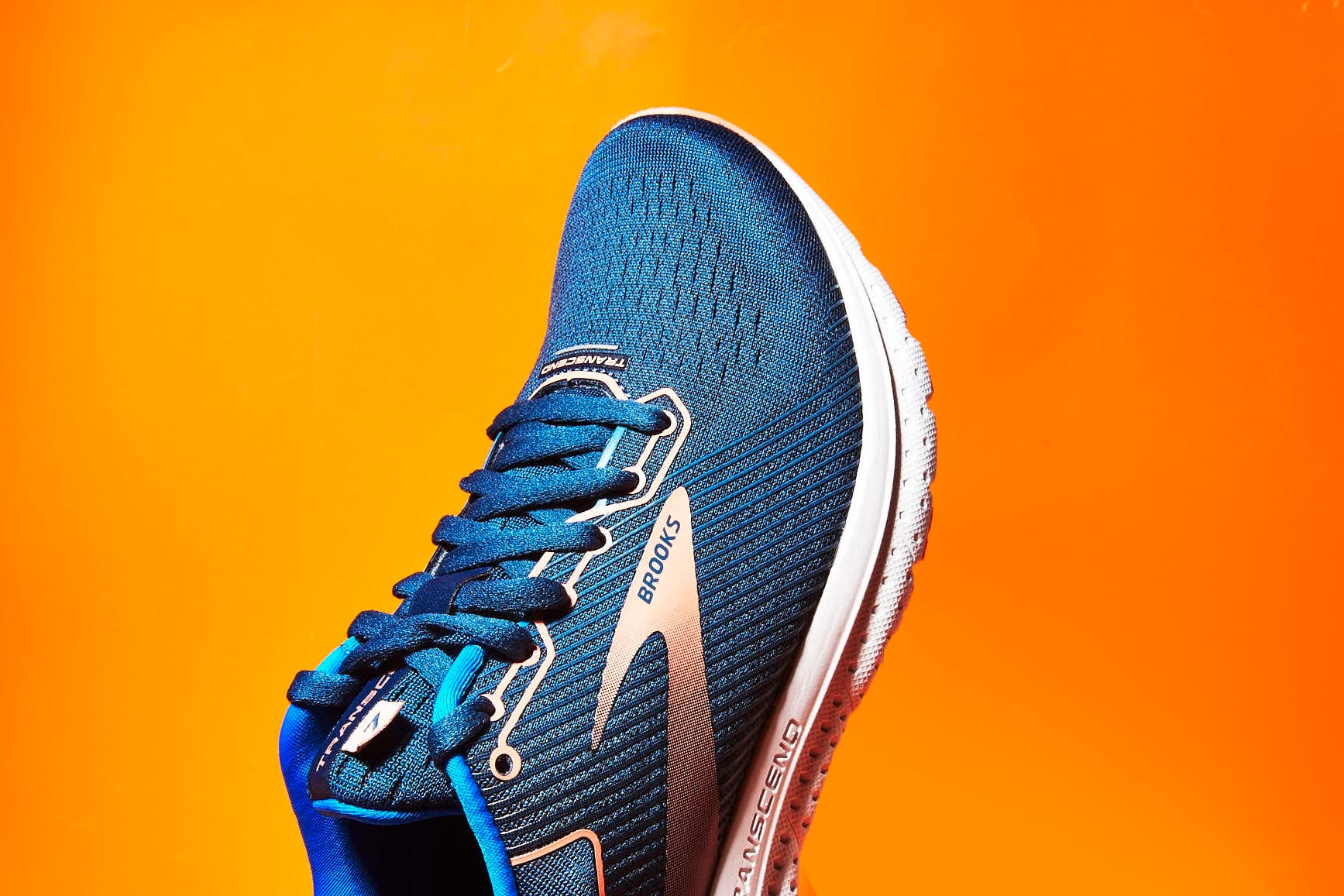 Footwear, Shoe, Blue, Orange, Yellow, Electric blue, Sneakers, Outdoor shoe, Walking shoe, Athletic shoe, 